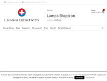 Tablet Screenshot of lampa-bioptron.pl